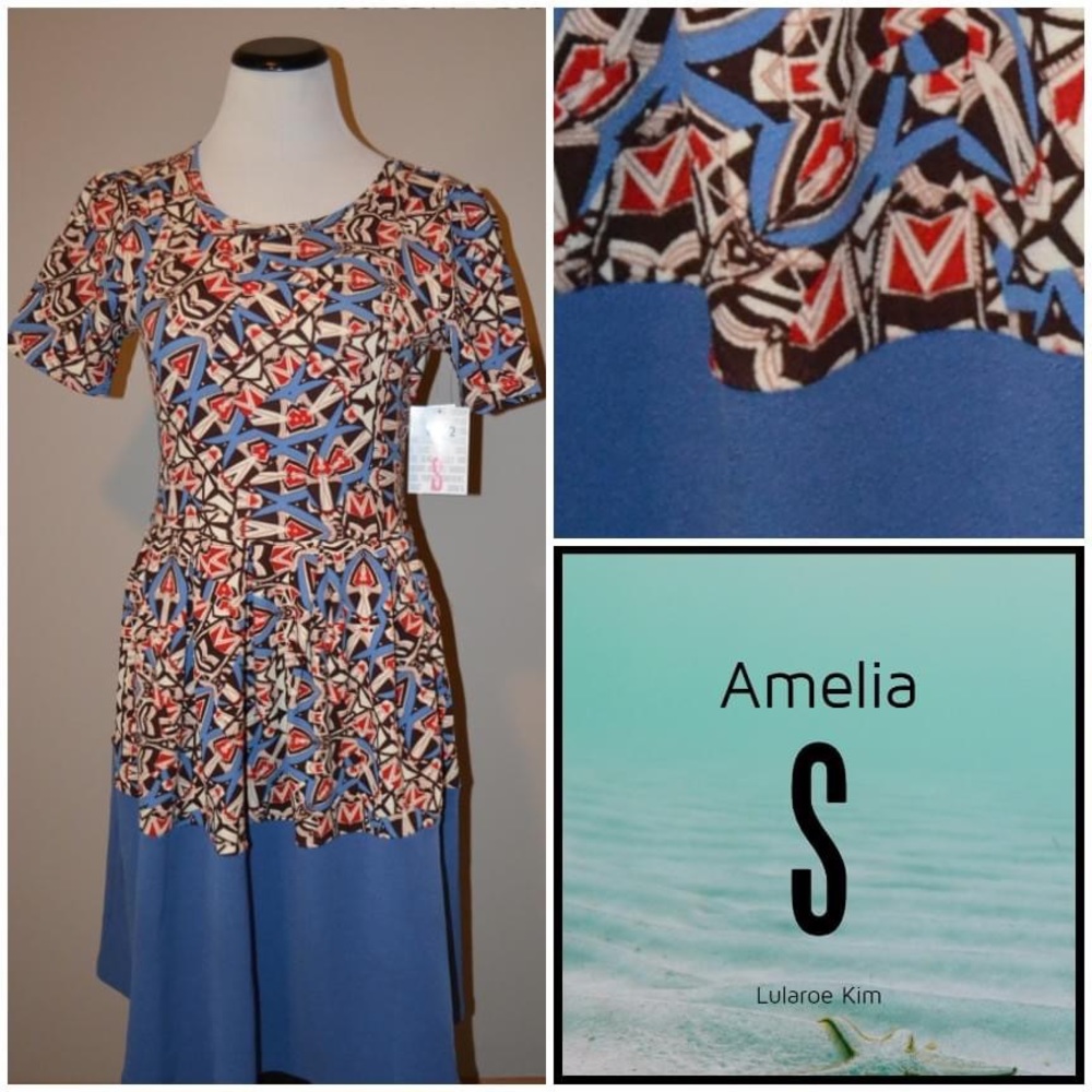 Lularoe Amelia Dress Small NWT